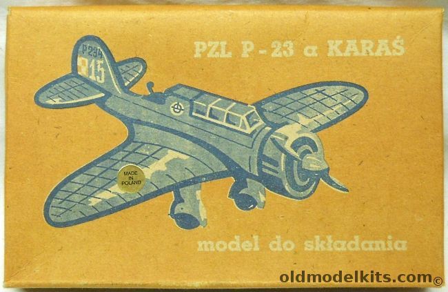 PZW 1/72 PZL P-23 A Karas plastic model kit